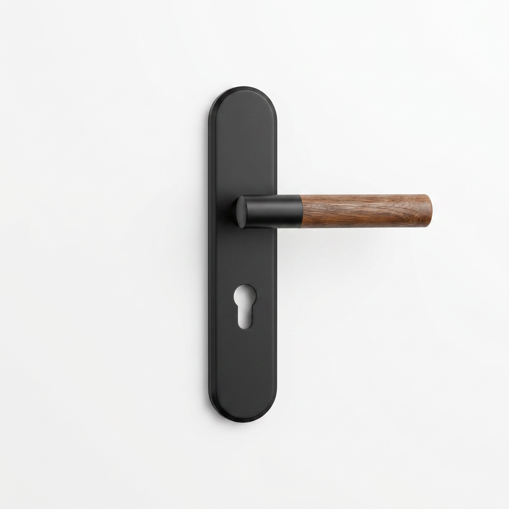 Haven Walnut 006 Backplate Handle